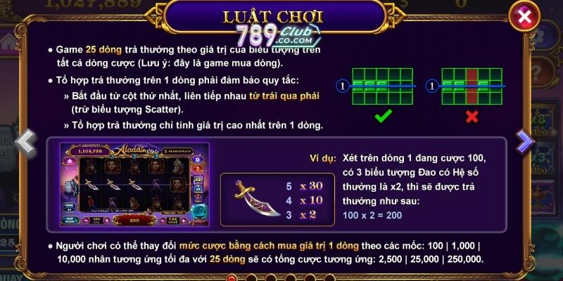 Chơi Aladdin Slot 789Club